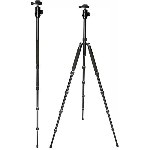 TRIPODE VIDPRO PROFESSIONAL ALUMINUM TRAVEL AT-52