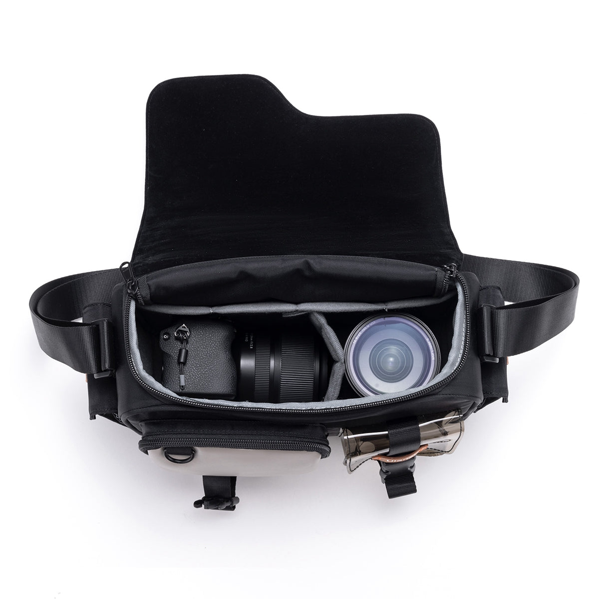BOLSO ULANZI TIPO MESSENGER BLACK B118