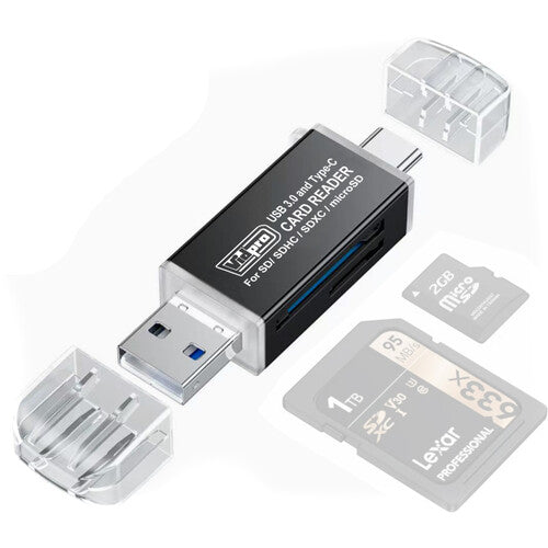 LECTOR TARJETAS SD TIPO C 3.0 FOR SD AND MICRO SD