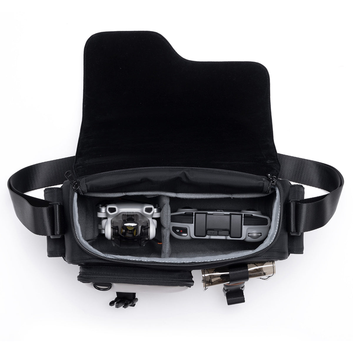 BOLSO ULANZI TIPO MESSENGER BLACK B118