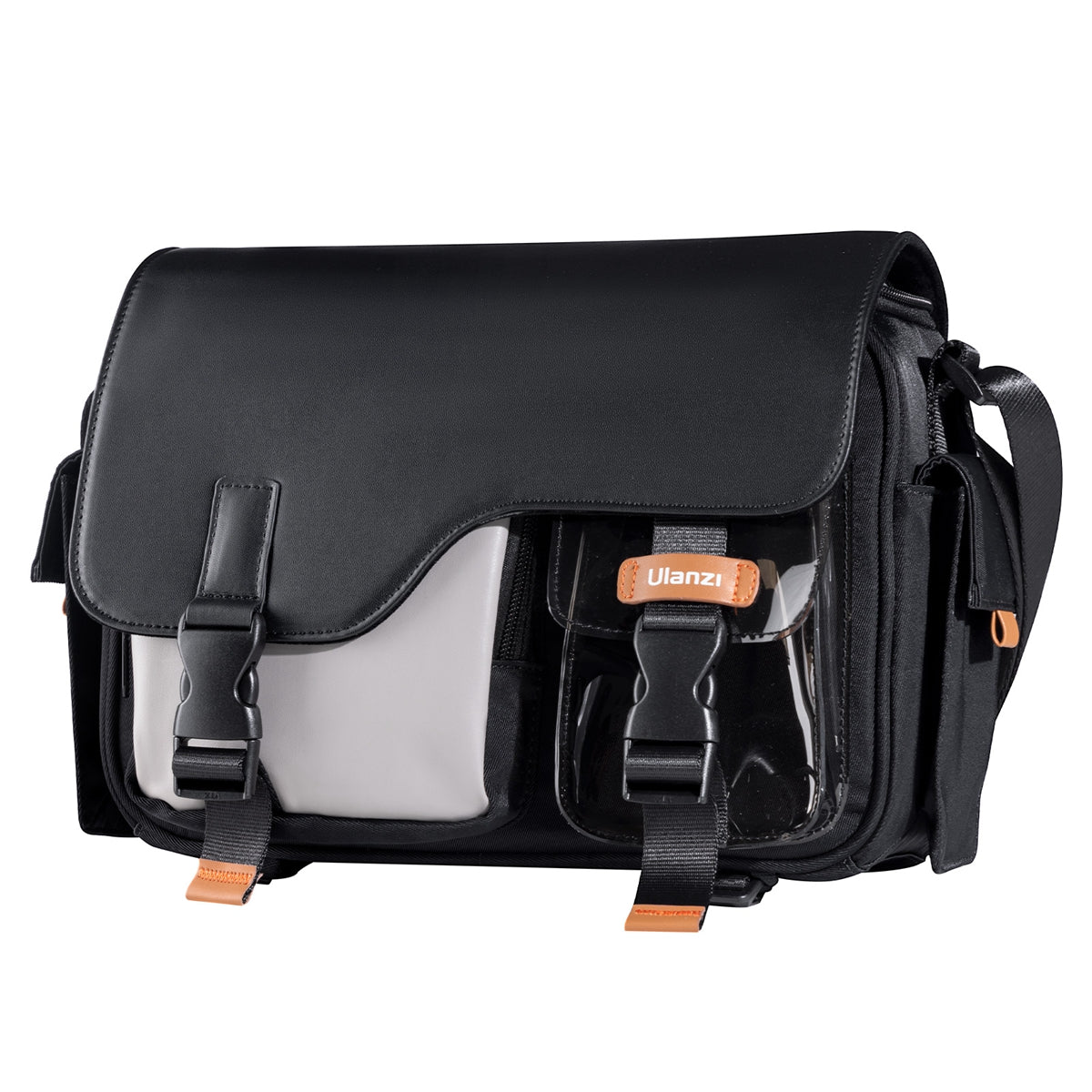 BOLSO ULANZI TIPO MESSENGER BLACK B118