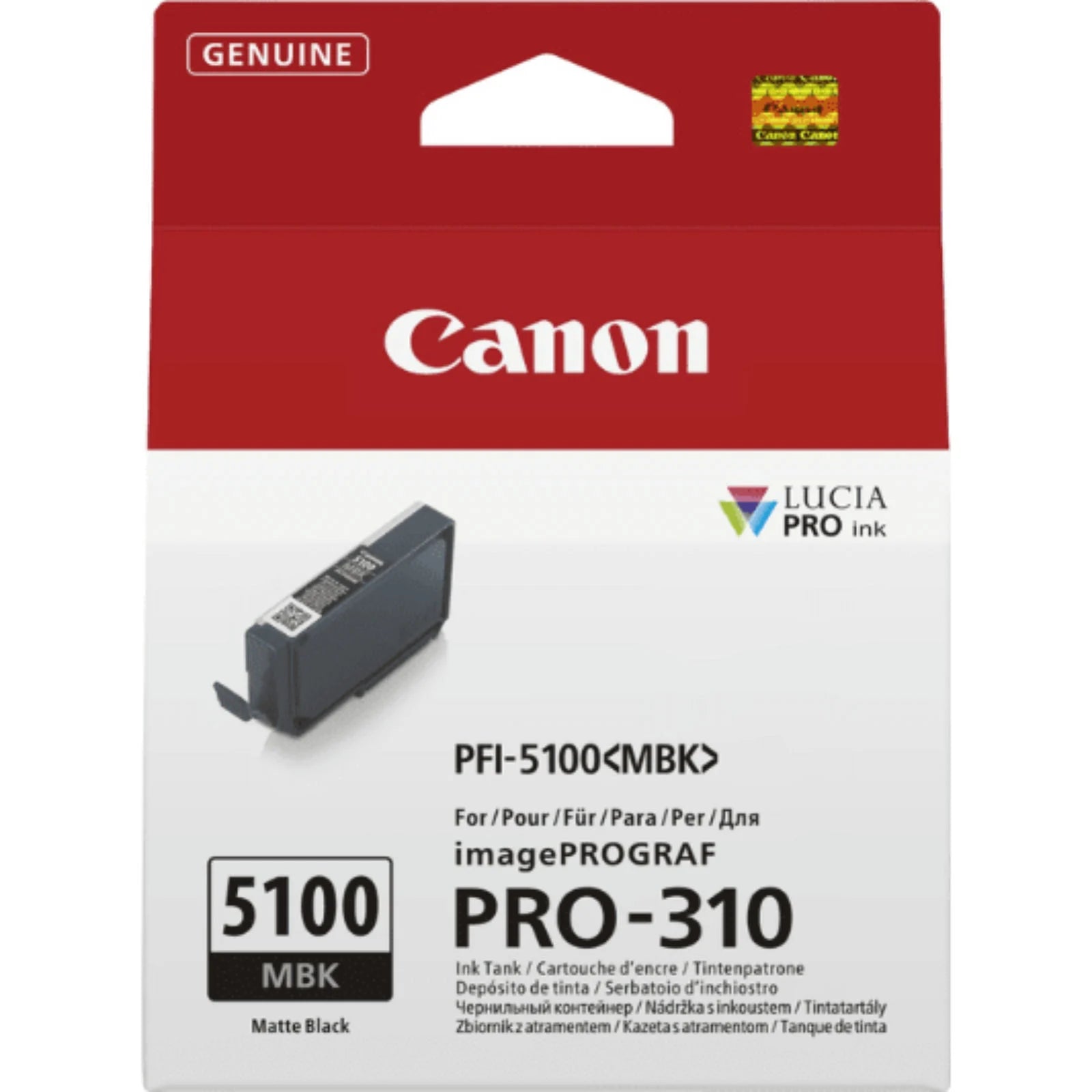 CARTUCHO TINTA PFI-5100 (MBK)