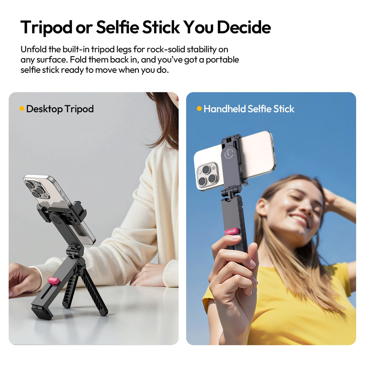 TRIPODE MINI MAGNETICO ULANZI P/ SMARTPHONE T169