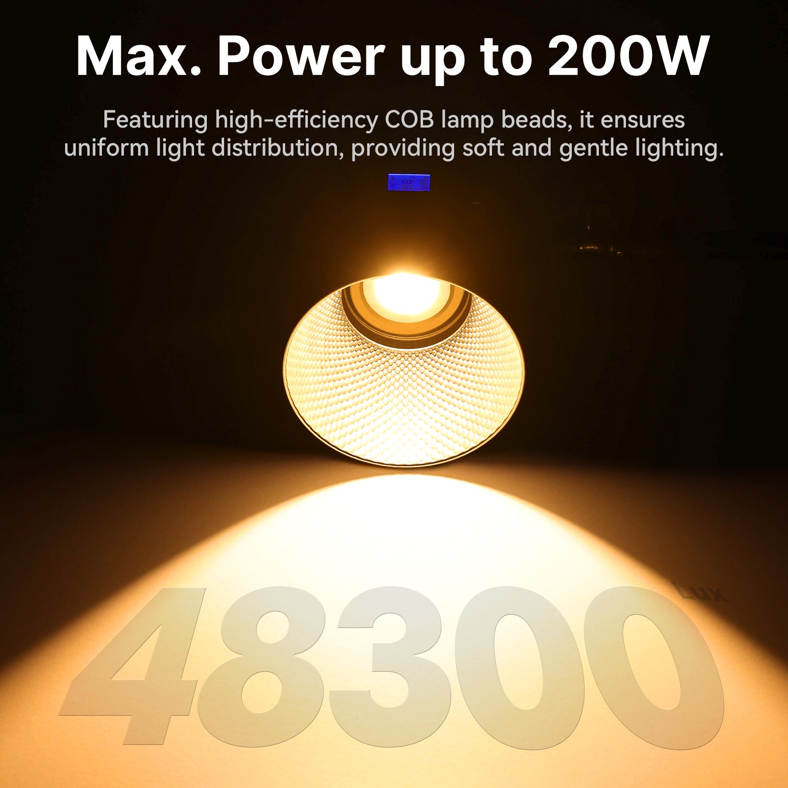 LUZ LED ULANZI P/VIDEO 200W BICOLOR L079CNA1