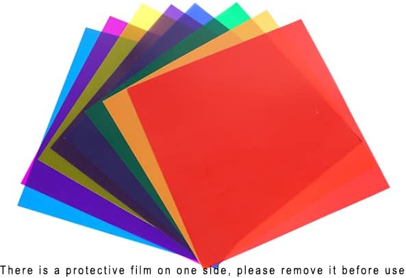 FILTROS GEL COLOR SAKOLLA 8 COLORES X 2  20CM X 20CM
