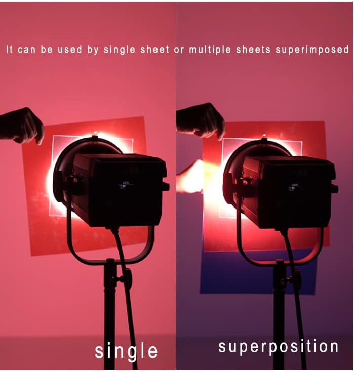 FILTROS GEL COLOR SAKOLLA 8 COLORES X 2  20CM X 20CM