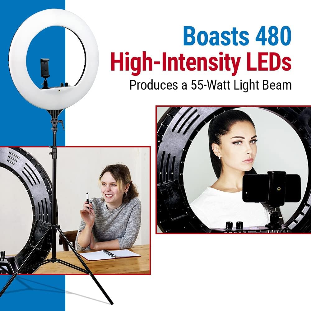 RING LIGHT VIDPRO BI-COLOR 18¨ RL-18