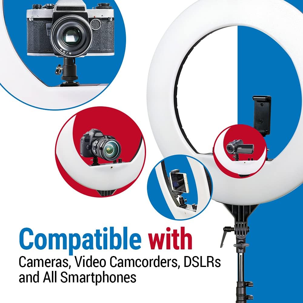 RING LIGHT VIDPRO BI-COLOR 18¨ RL-18