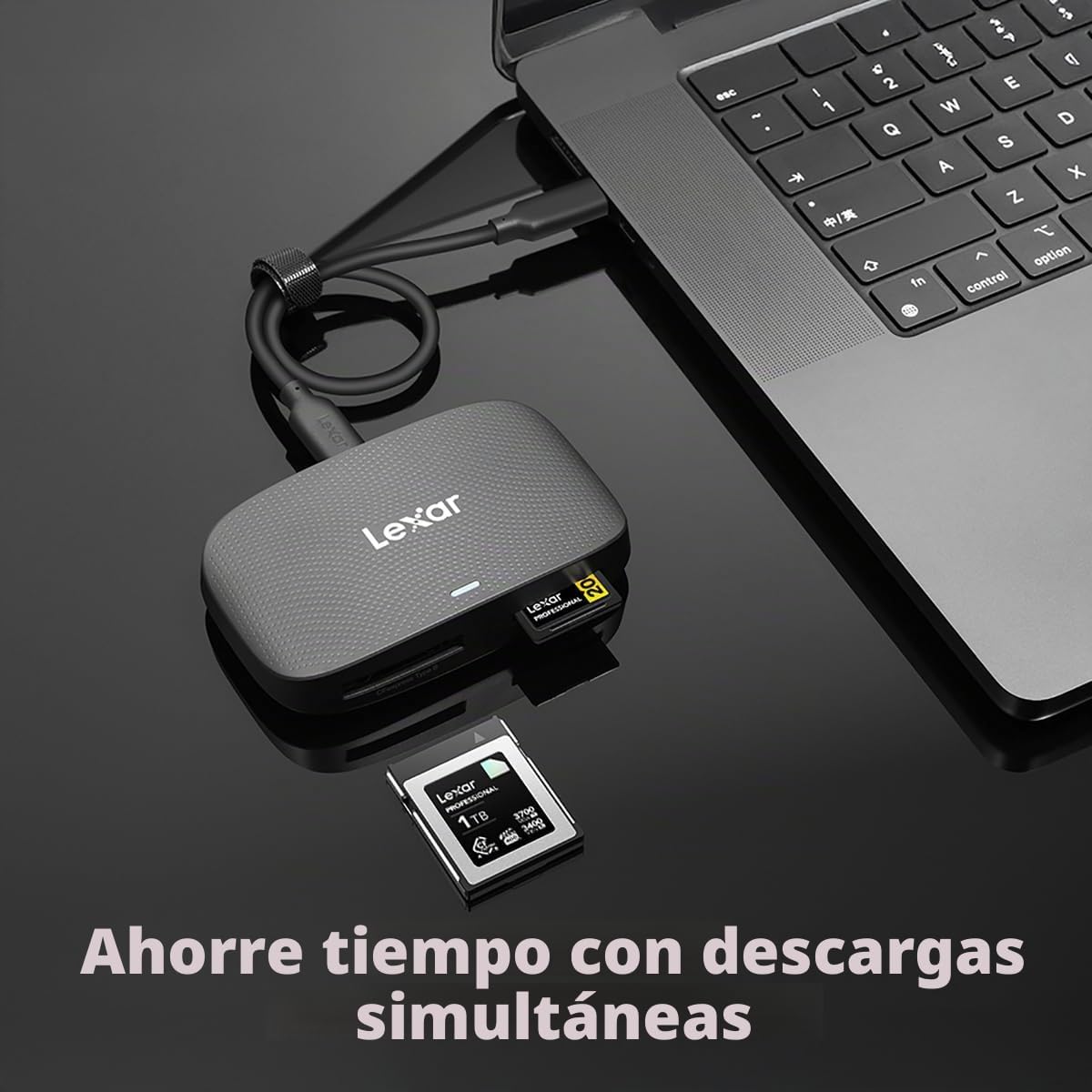 LECTOR LEXAR CFEXPRESS B/SD,L:1050/312 MB/S