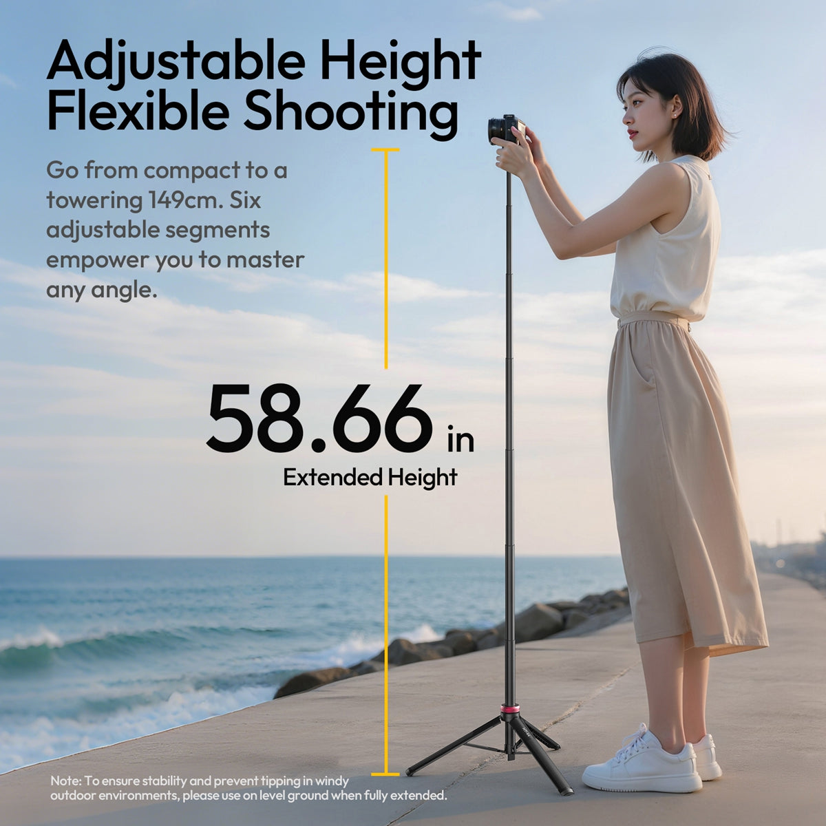 TRIPODE ULANZI EXTENDIBLE P/ CAMARA/PHONE 2502E