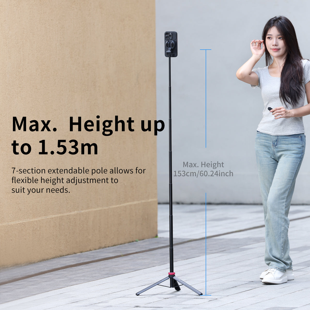 TRIPODE MAGNETICO ULANZI EXTENDIBLE P/ PHONE T001
