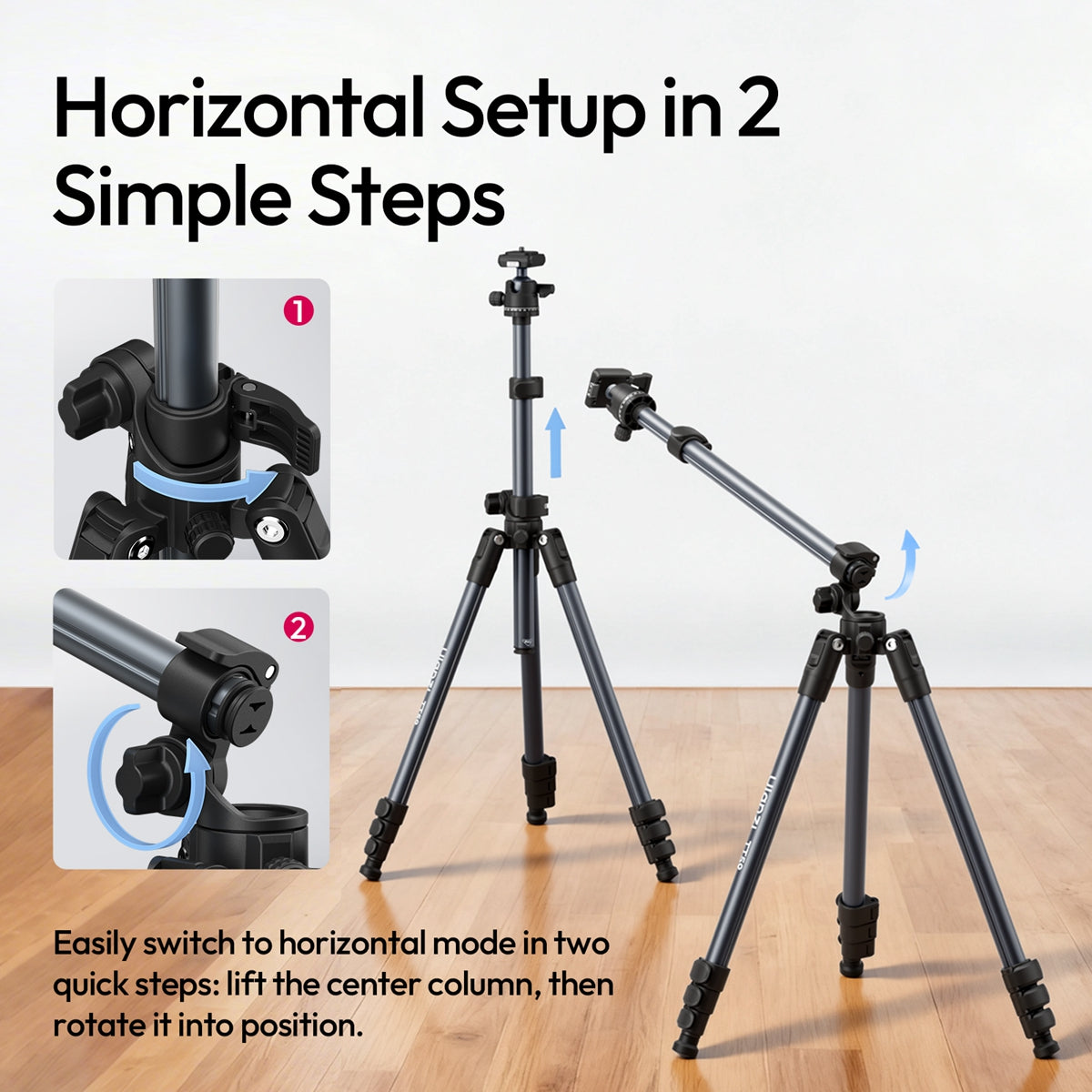 TRIPODE ULANZICOLUMNA CENTRAL HORIZONTAL T146