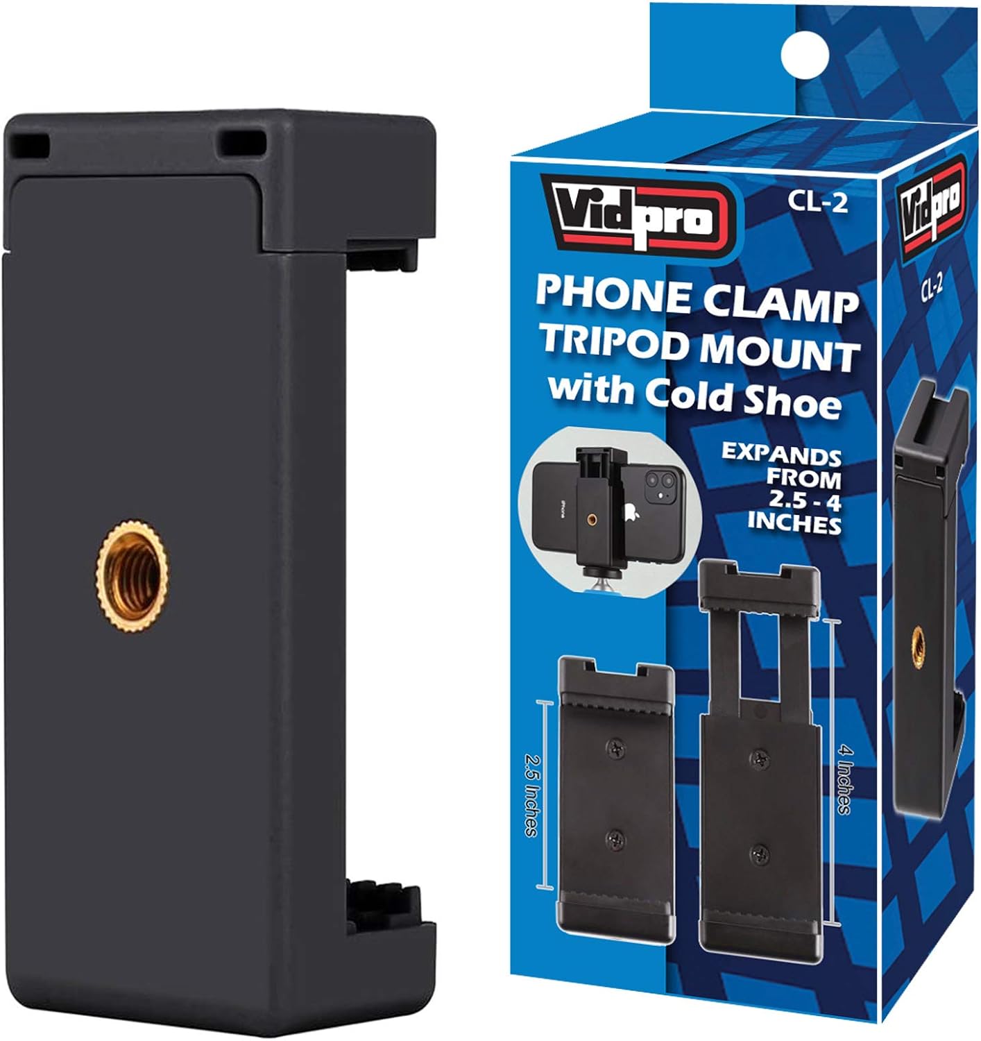TRIPODE VIDPRO DE ALUMINIO 167CM TT-66 + CLAMP