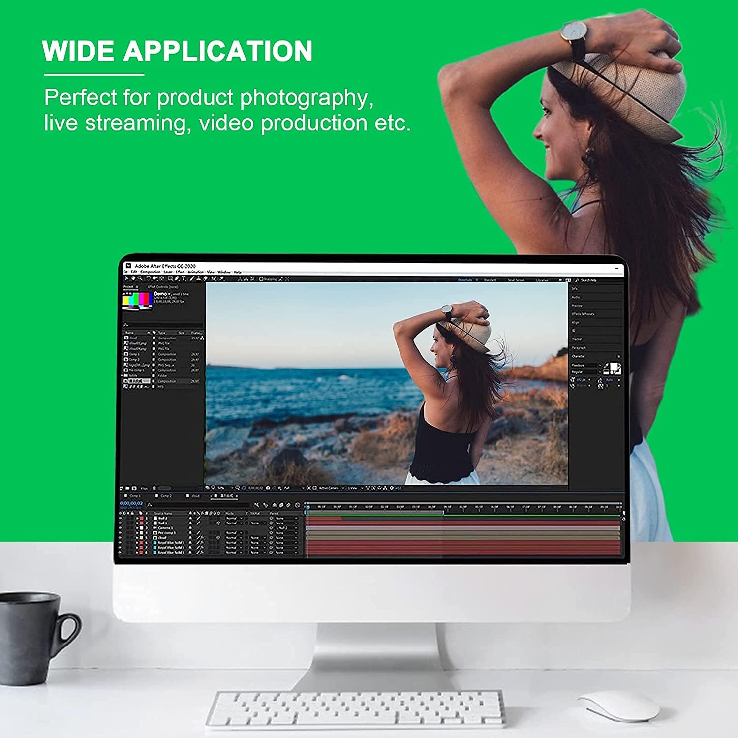 FONDO CHROMAKEY 3,48 X 2,43 MTS