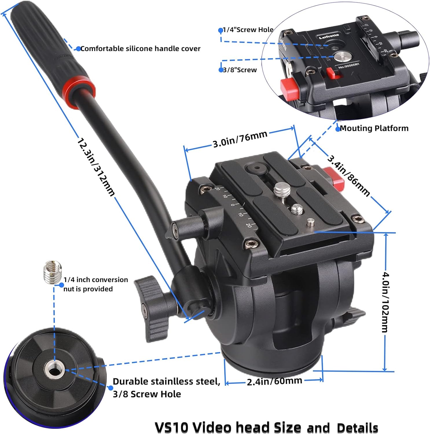 CABEZA VIDEO LEIFROTTO VS10