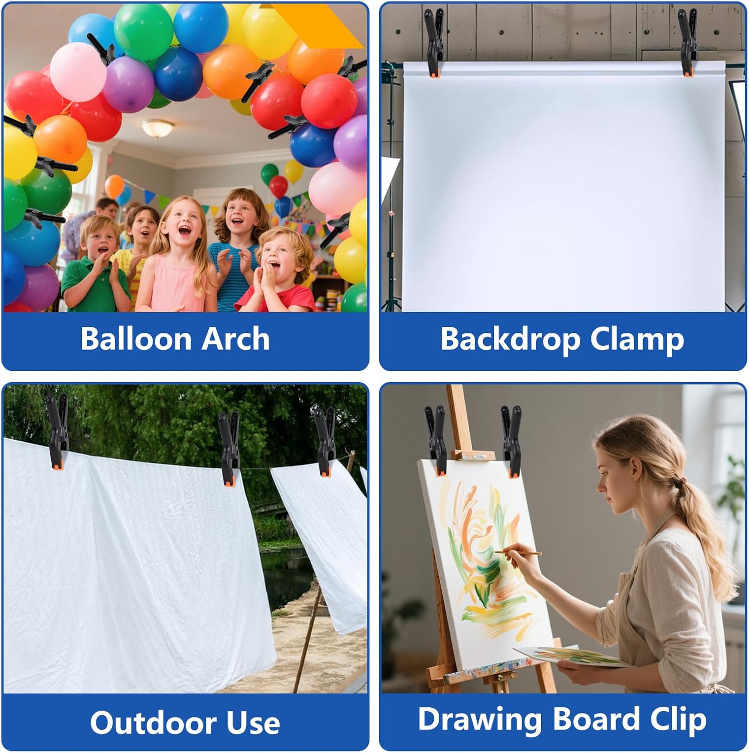 PRENSA PLASTICA 6 PULG PARA FONDO DE FOTOGRAFIA UND