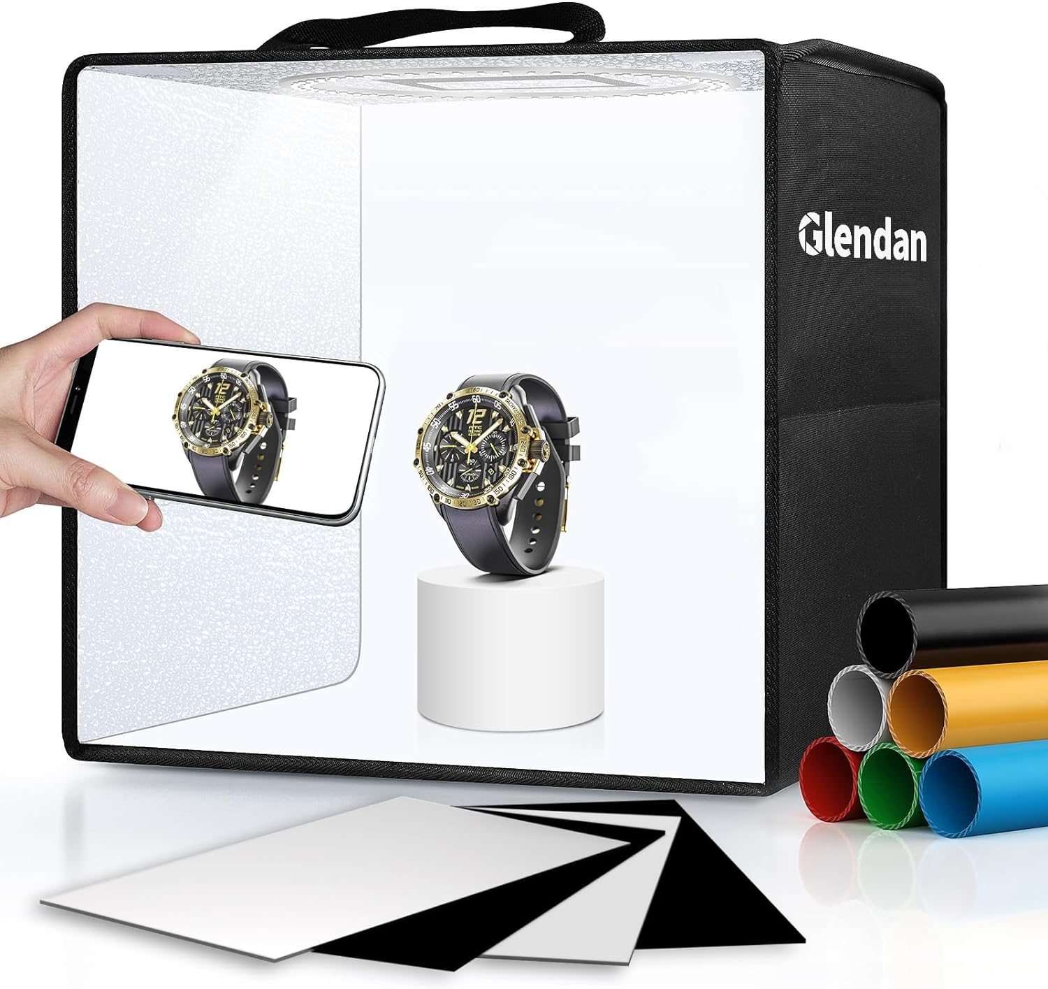 CAJA DE LUZ PORTABLE GLENDAN 10X10