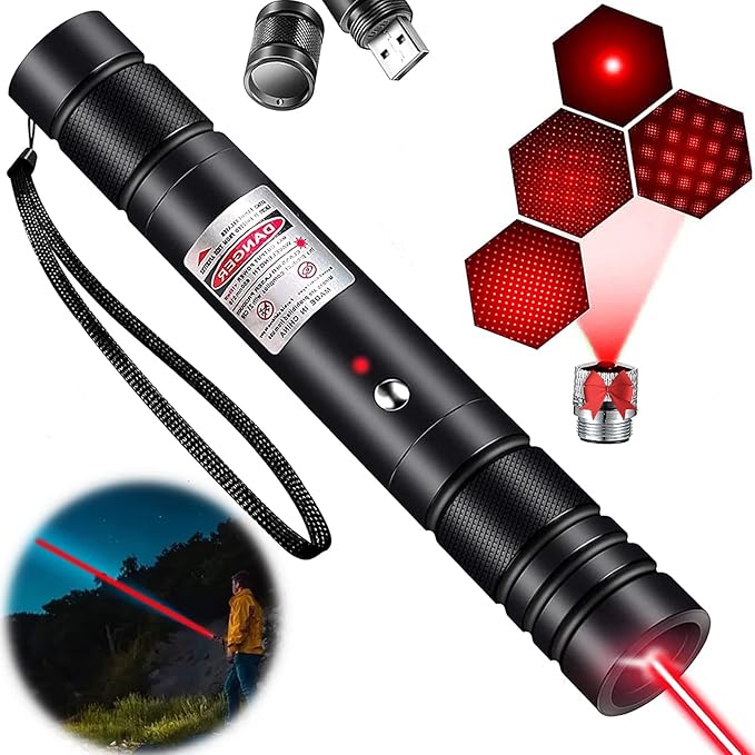 LASER ROJO ALTA POTENCIA RECARGABLE