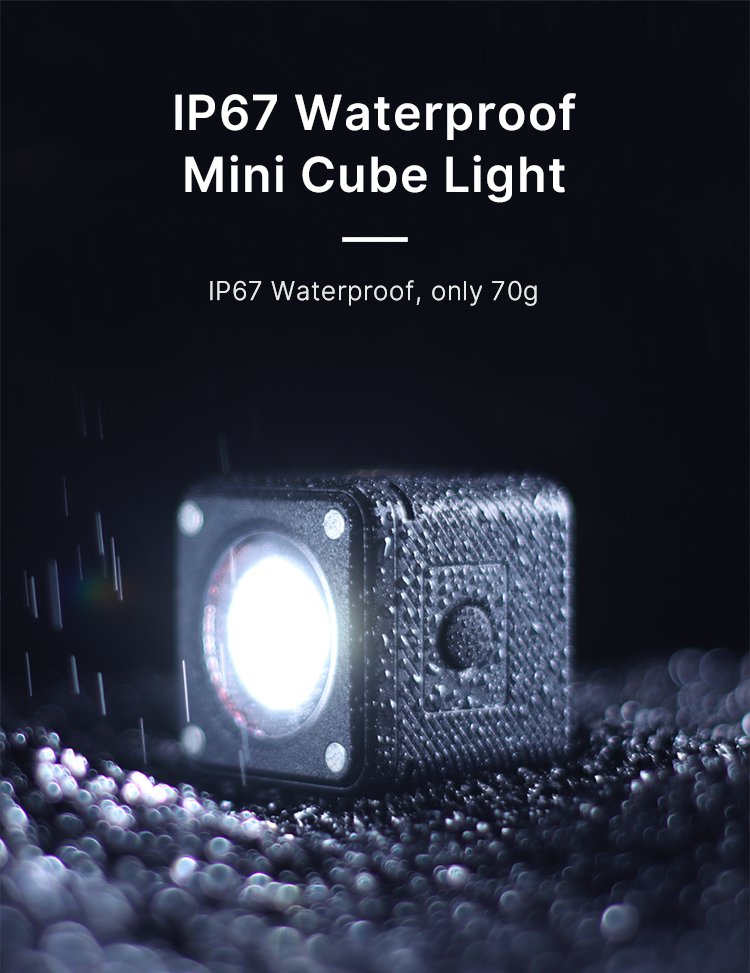 LUZ LED ULANZI MINI CUBO IMPERMEABLE 2172