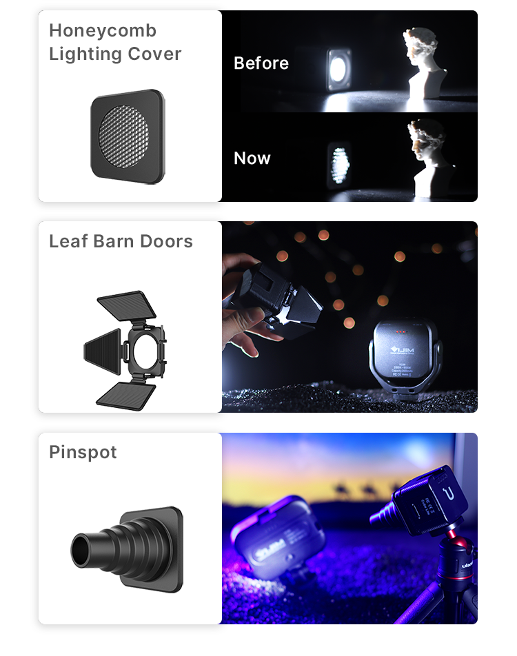 LUZ LED ULANZI MINI CUBO IMPERMEABLE 2172
