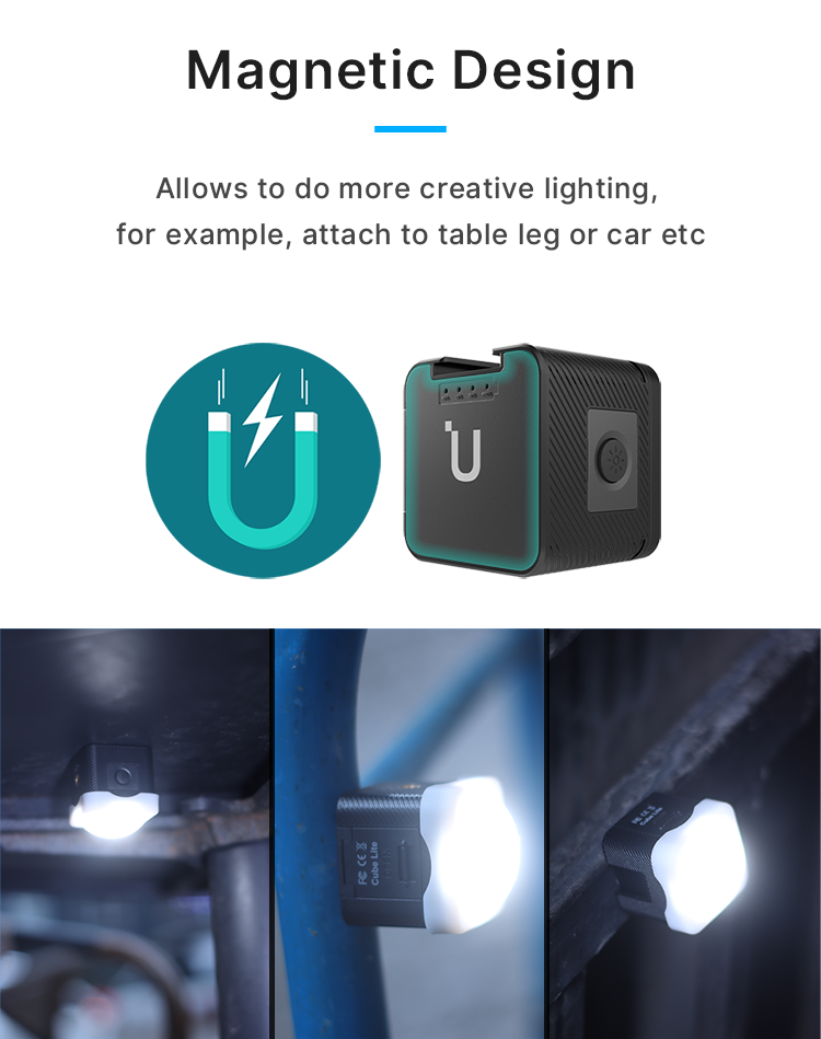 LUZ LED ULANZI MINI CUBO IMPERMEABLE 2172