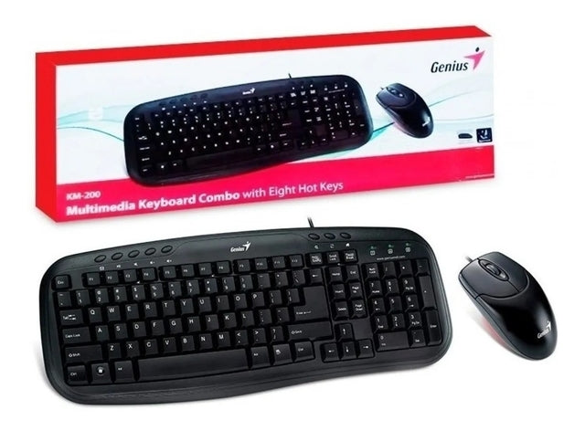 TECLADO GENIUS SMART KM-200 USB BLACK SP