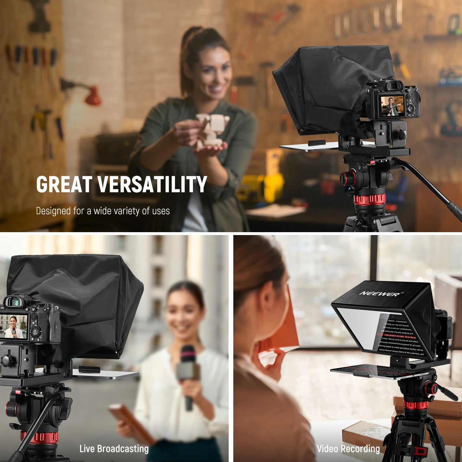 TELEPROMPTER NEEWER X12B REMOTE