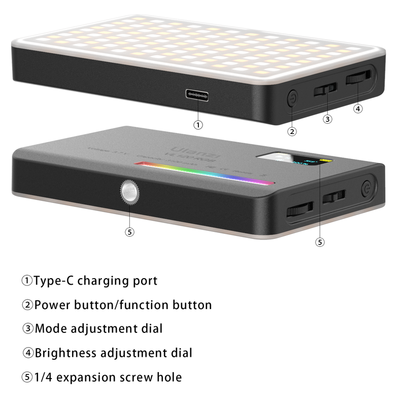 LUZ LED ULANZI MINI RGB 2495