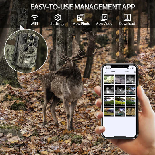 CAMARA TRAMPA WOSODA G300 30MP HD