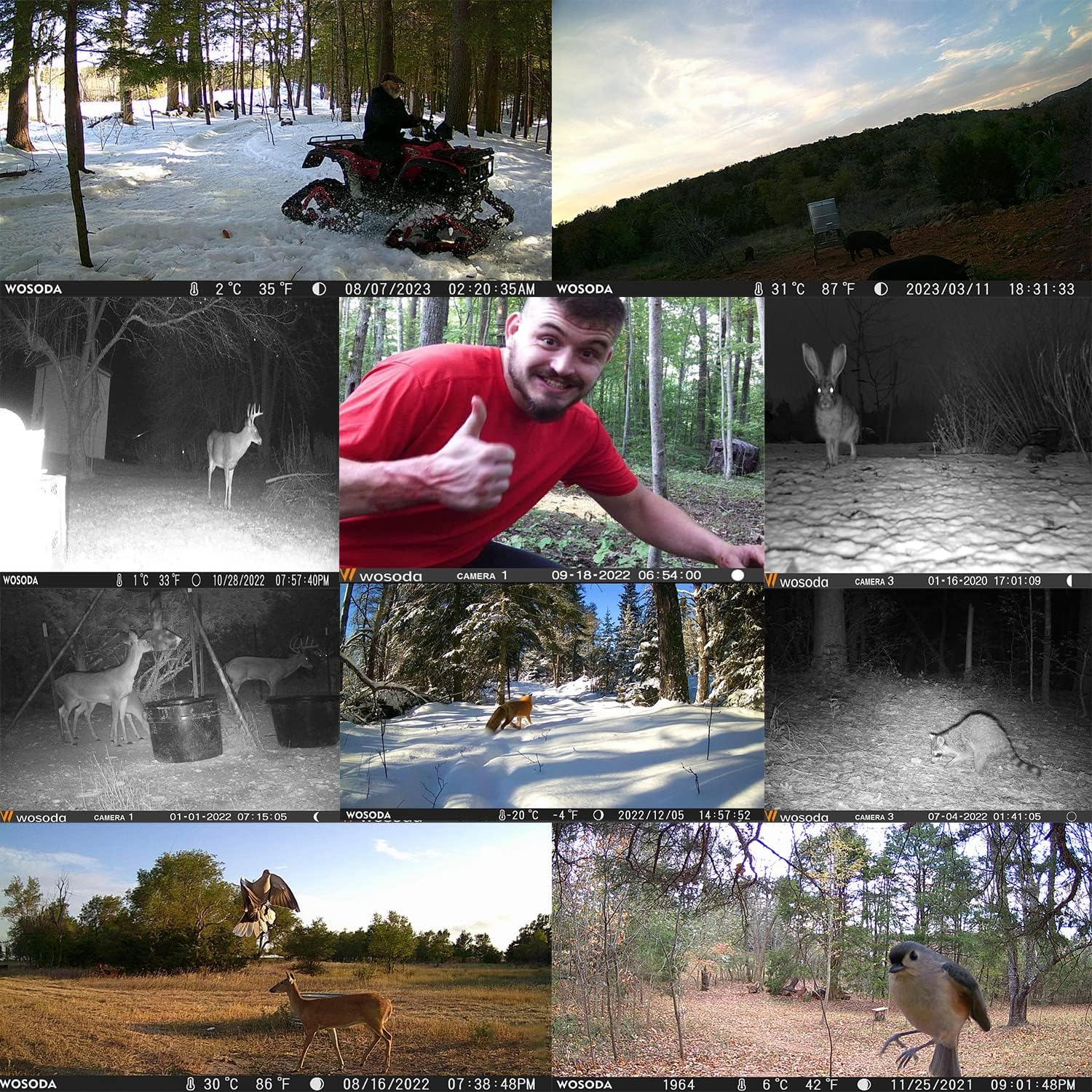 CAMARA TRAMPA WOSODA G300 30MP HD