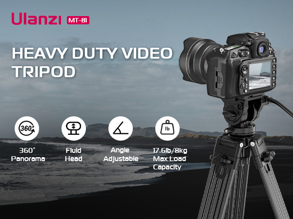 TRIPODE ULANZI P/ VIDEO T080GBB1