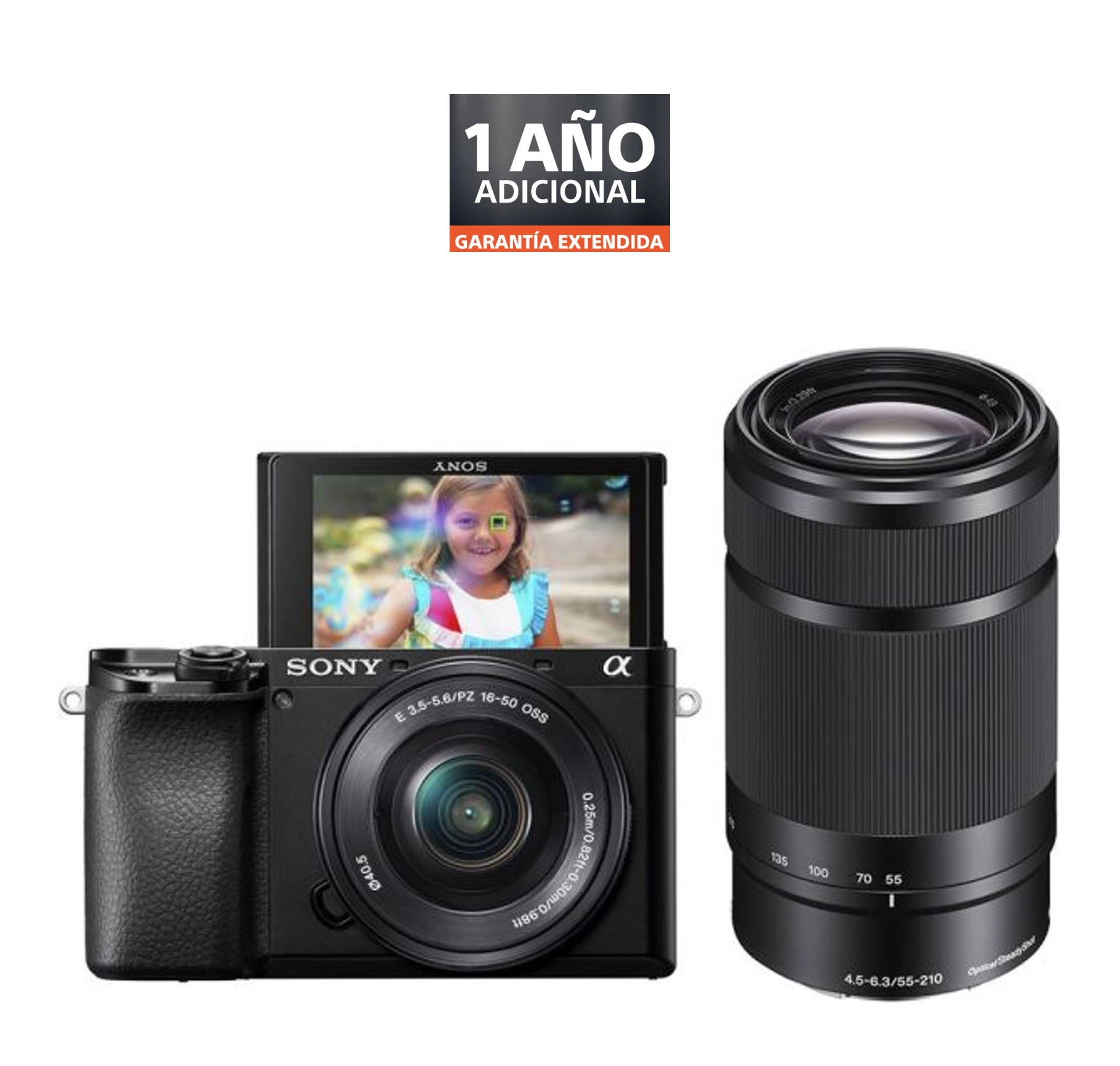 CAMARA SONY ALPHA 6100 KIT 16-50MM / 55-210MM