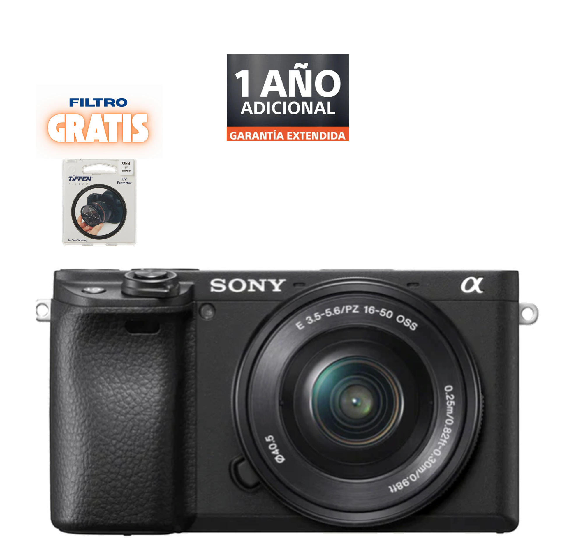 CAMARA SONY ALPHA 6400 KIT 16-50MM
