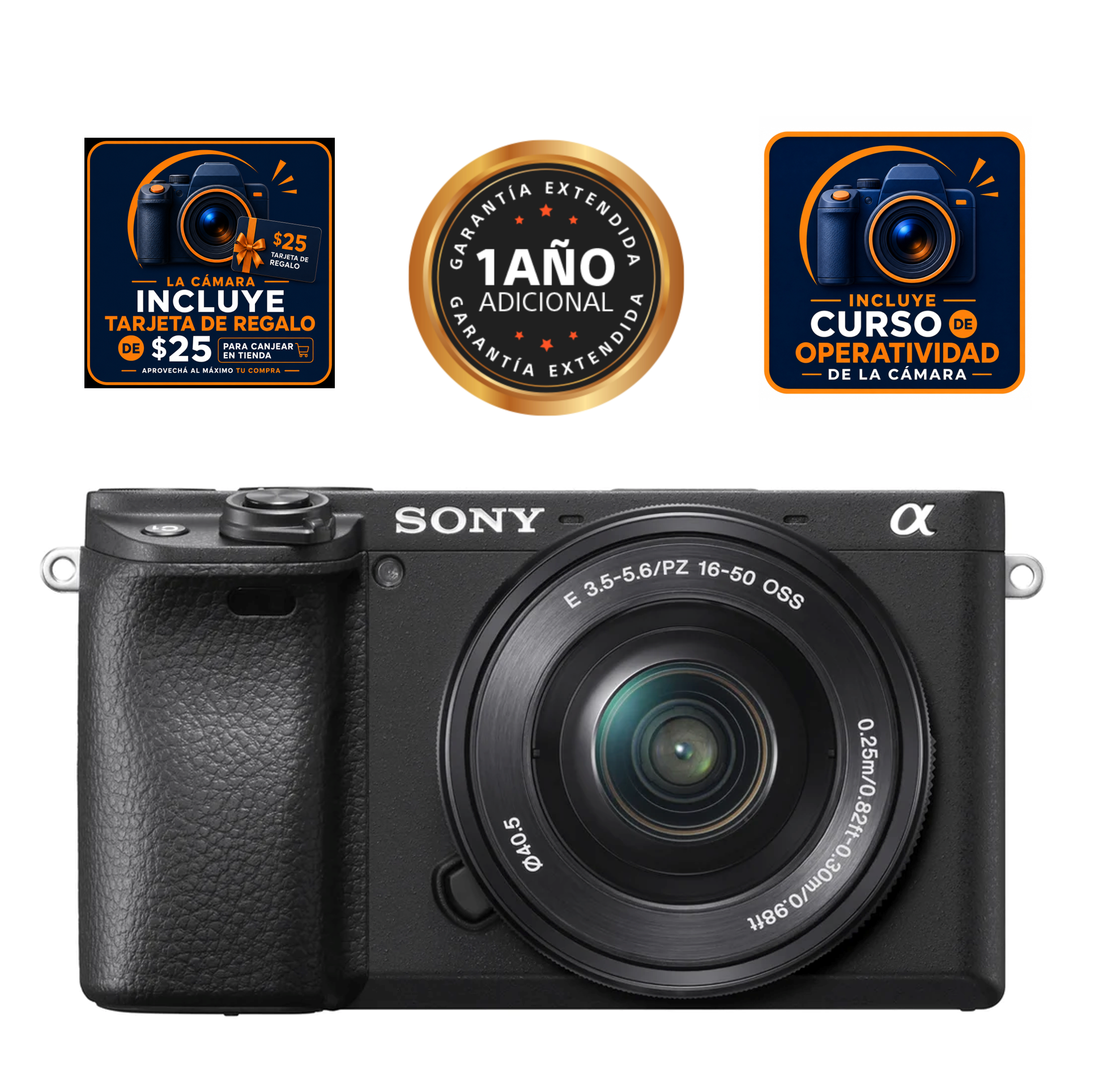 CAMARA SONY ALPHA 6400 KIT 16-50MM
