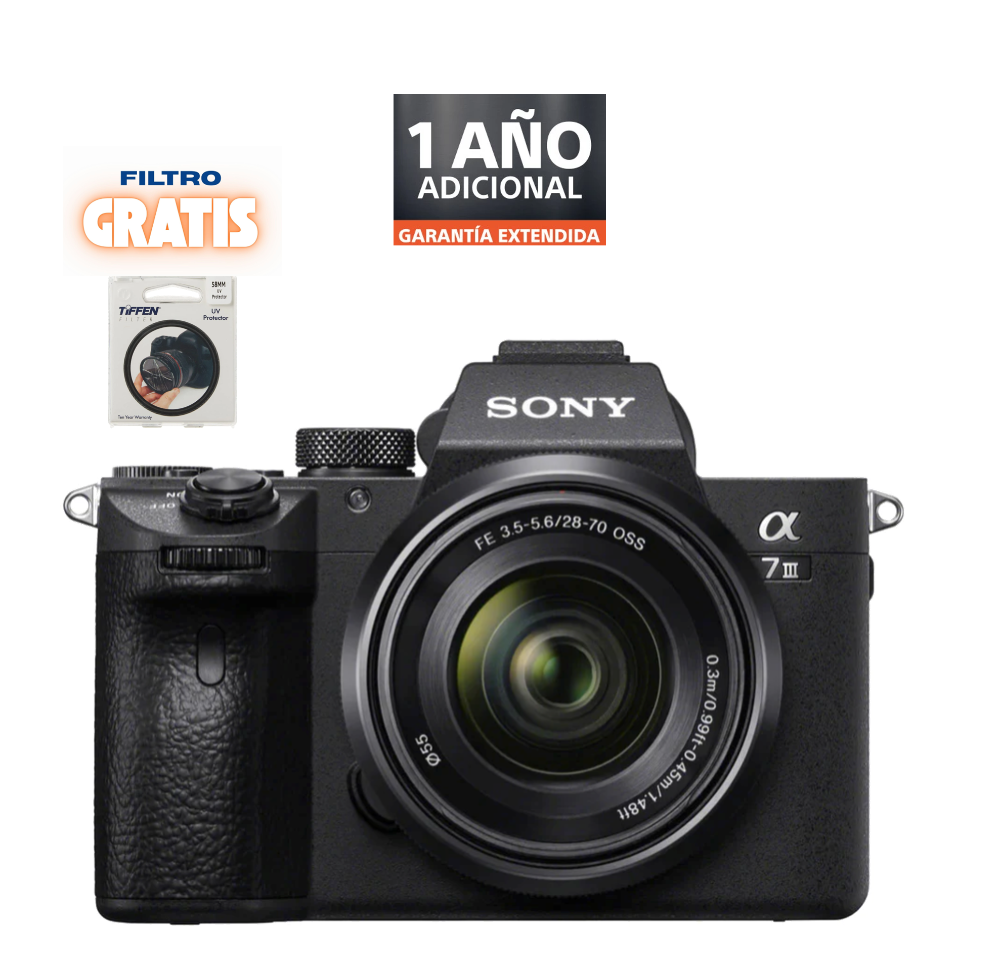 CÁMARA SONY ALPHA 7 III KIT SEL2870