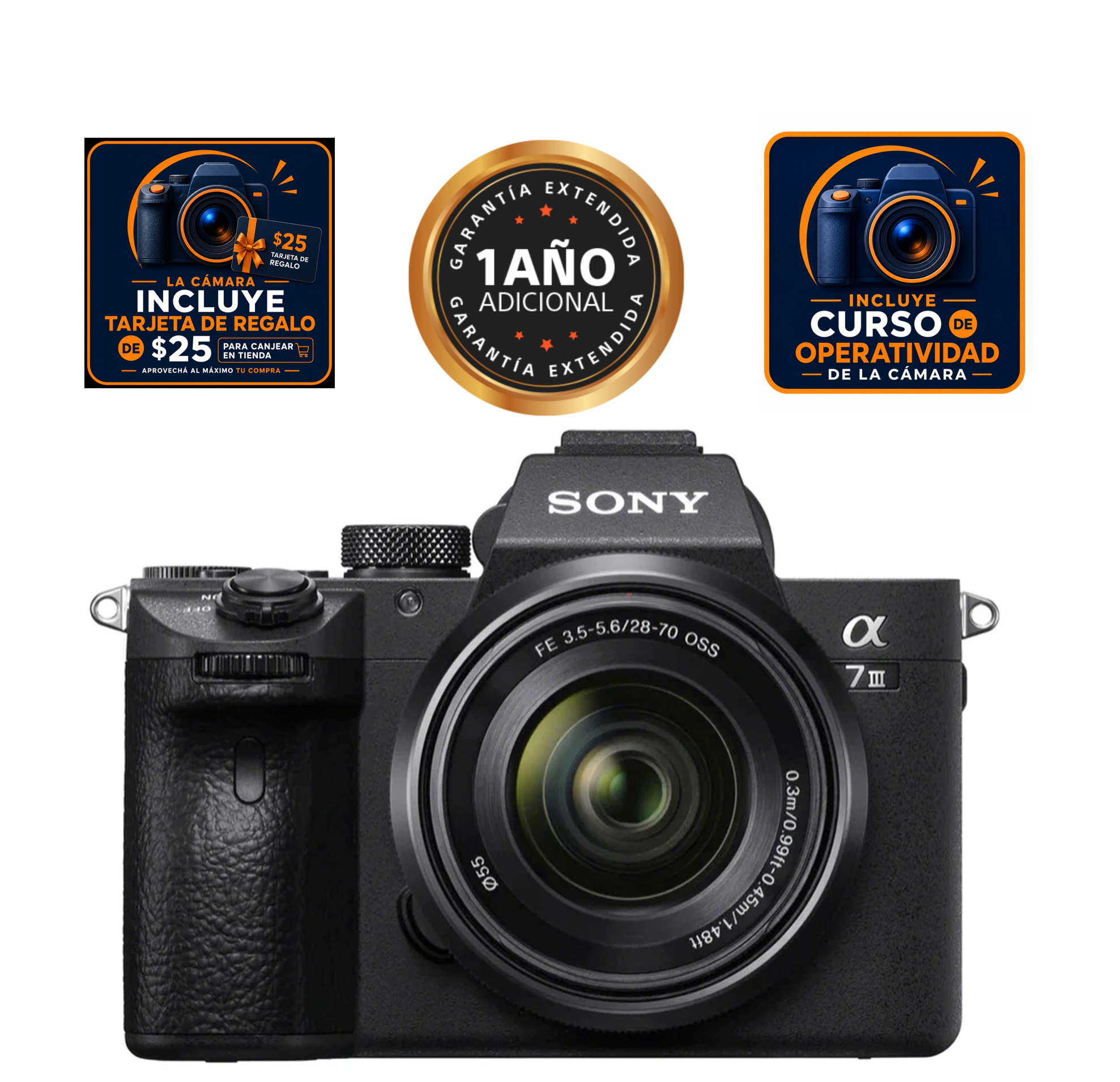 CÁMARA SONY ALPHA 7 III KIT SEL2870