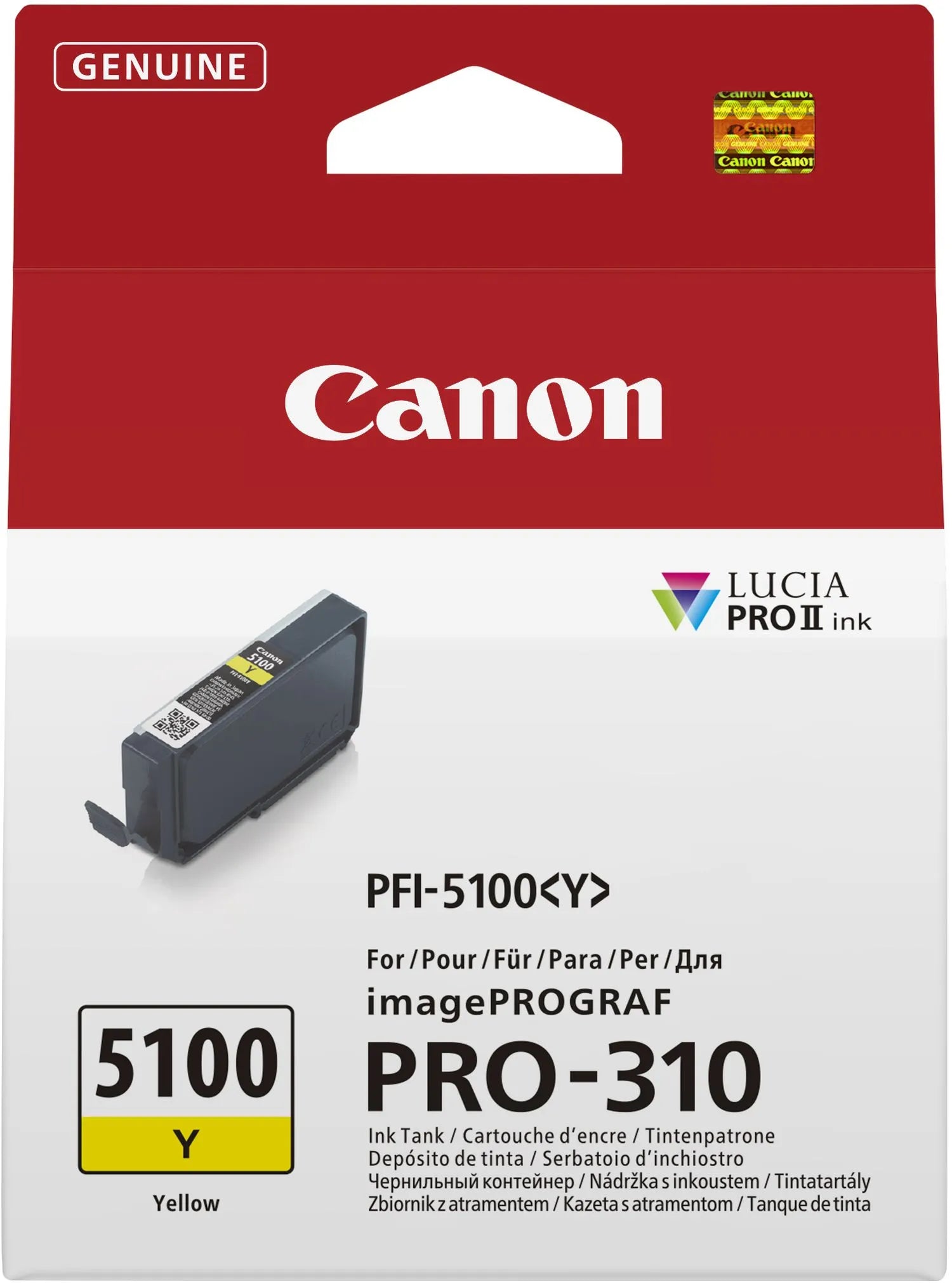 CARTUCHO TINTA PFI-5100 (Y)