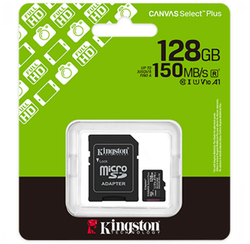 MEMORIA KINGSTON 128 GB MICROSD SELECT PLS GEN3 150R
