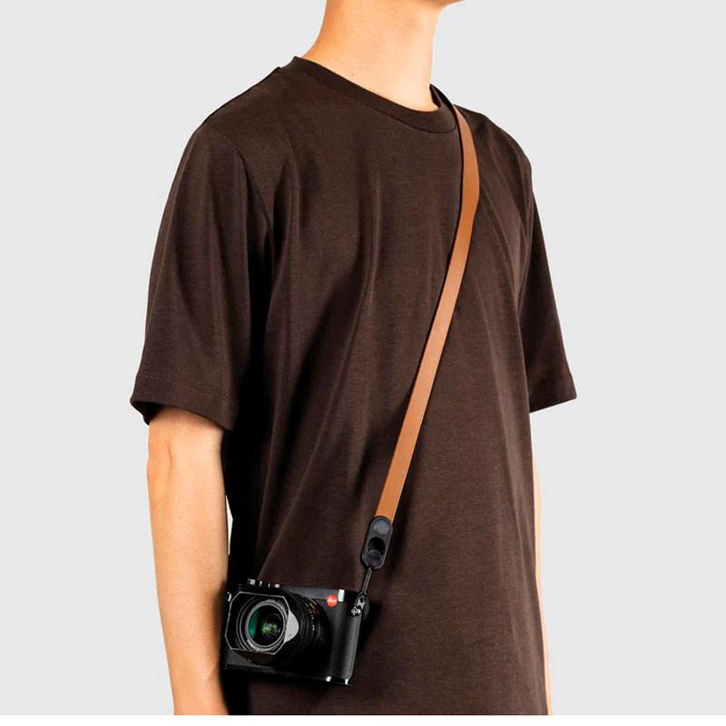 FORM LEATHER CAMERA STRAP/ STANDARD-TAN