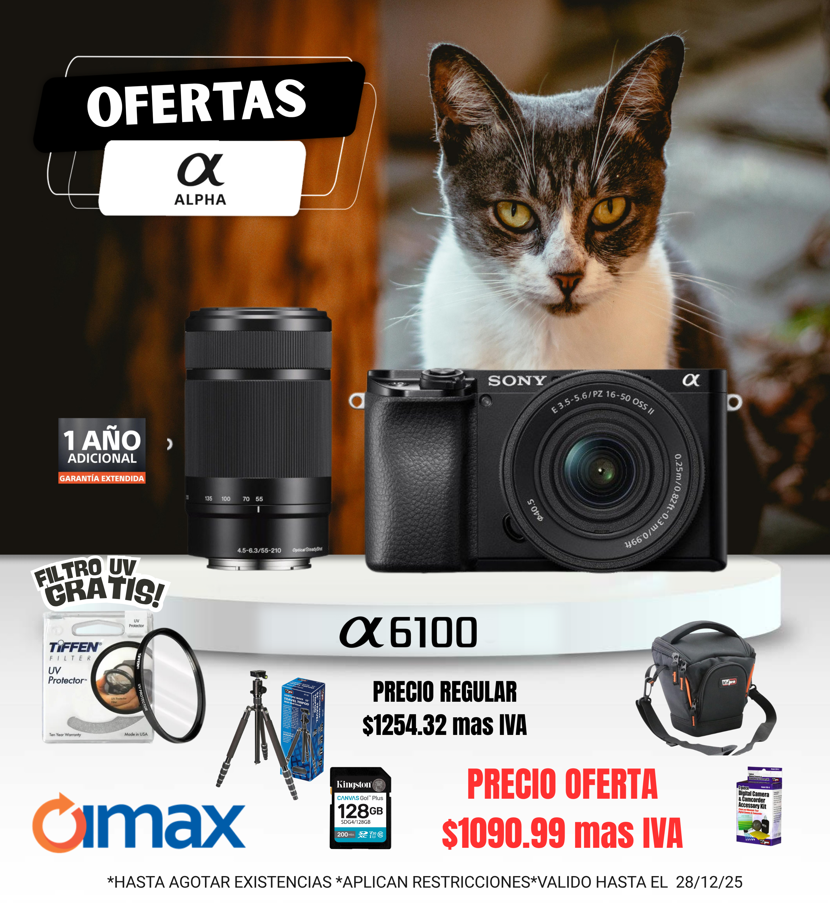 COMBO ALPHA 6100 2 LENTES