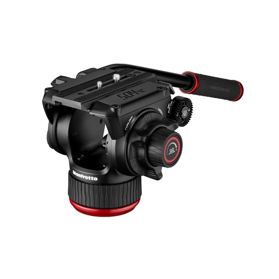 TRIPODE MANFROTTO VIDEO TWIN + ROTULA 504X ALUMINIO
