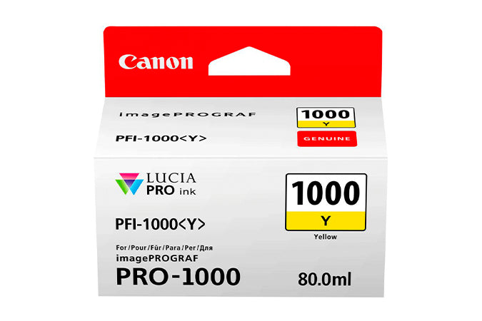 CARTUCHO CANON PFI-1000 YELLOW