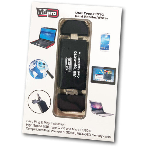 LECTOR DE TARJETAS VIDPRO SD TIPO C