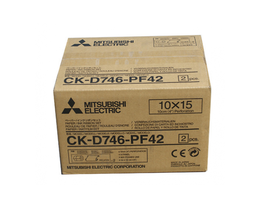 PAPEL MITSUBISHI PERF 10X10 P/D70-707-90DW