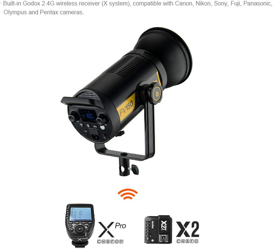 FLASH Y LUZ CONTINUA GODOX FV150 WHATTS