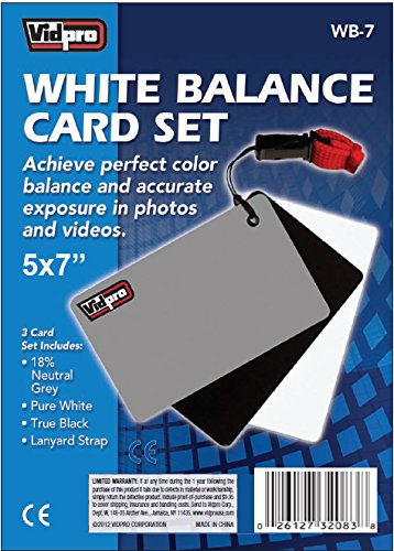 TARJETAS VIDPRO PARA BALANCE DE BLANCOS WB-7