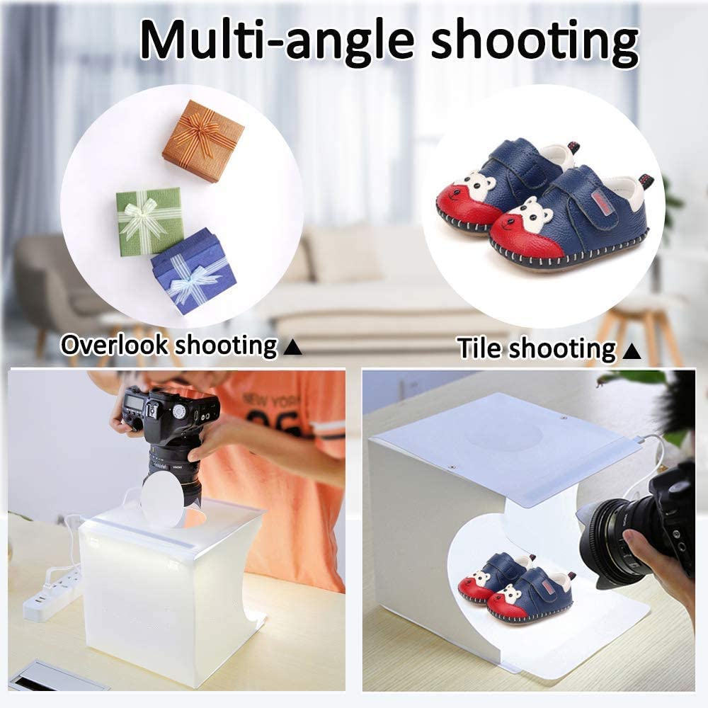 CAJA LED PORTABLE PHOTO STUDIO 2LED CPL40