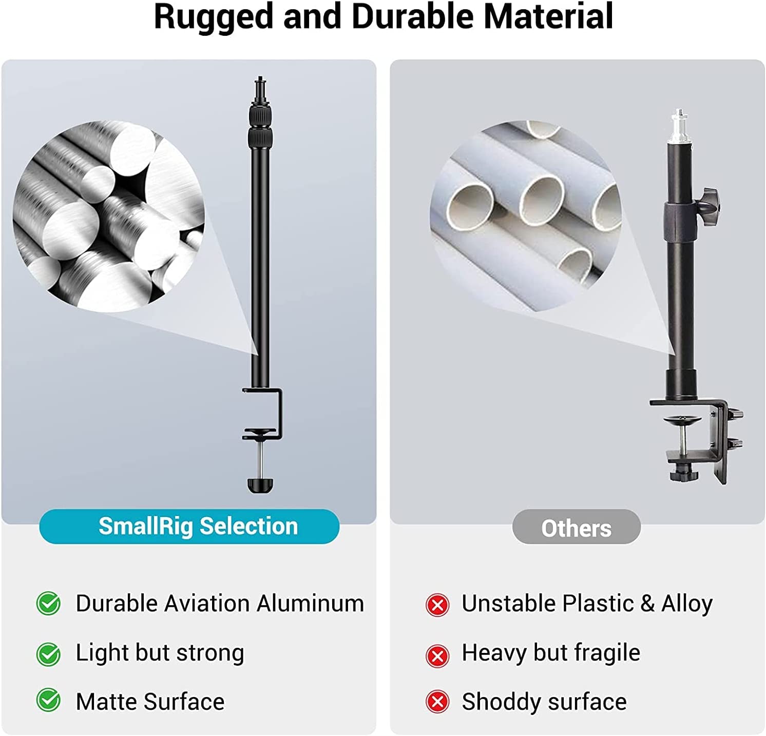 SMALLRIG SELECTION 19"-39" PARA MESA 3883