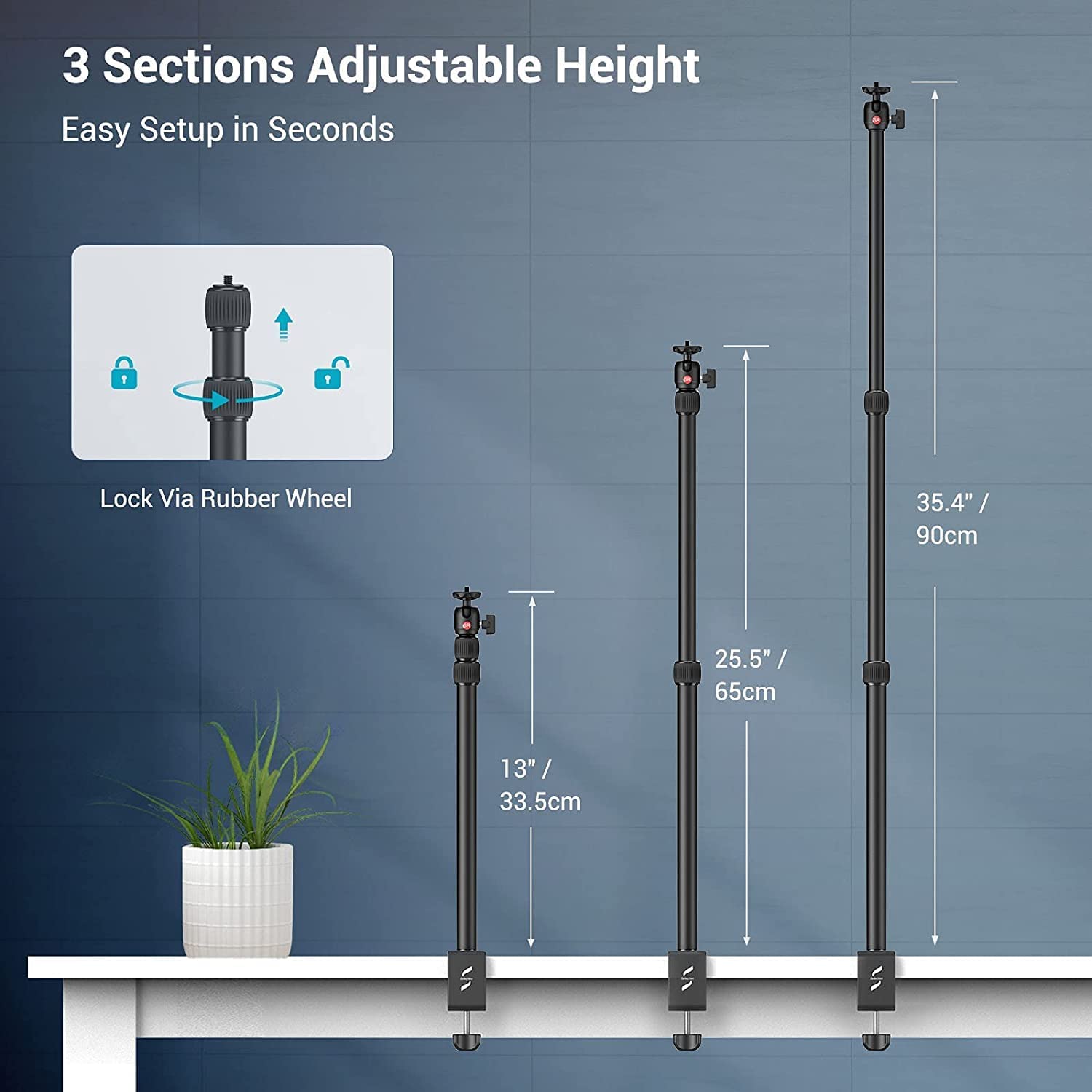 SMALLRIG SELECTION 19"-39" PARA MESA 3883