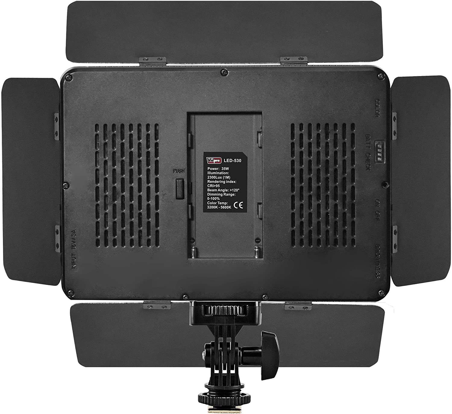 LUZ LED VIDPRO VARIABLE 530 KIT